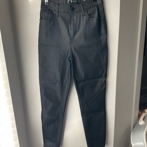 Kendall and Kylie faux leather jeans